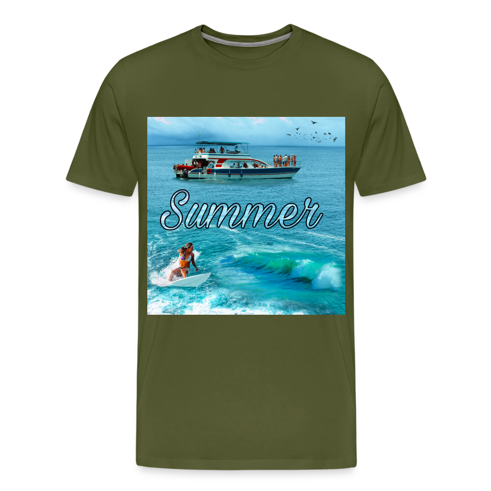 Men's Premium T-Shirt - olive green