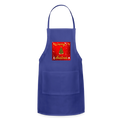 Adjustable Apron - royal blue
