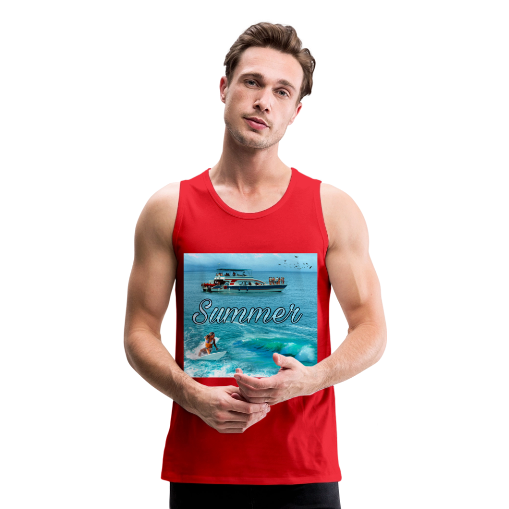 Men’s Premium Tank - red