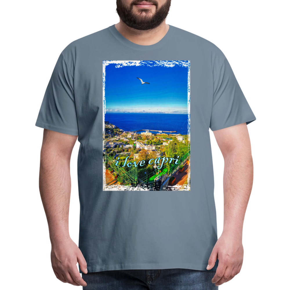 Men's Premium T-Shirt - steel blue