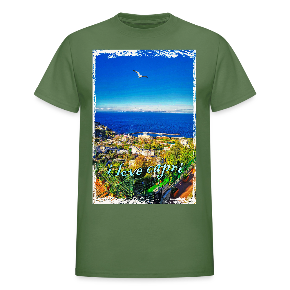 Gildan Ultra Cotton Adult T-Shirt - military green
