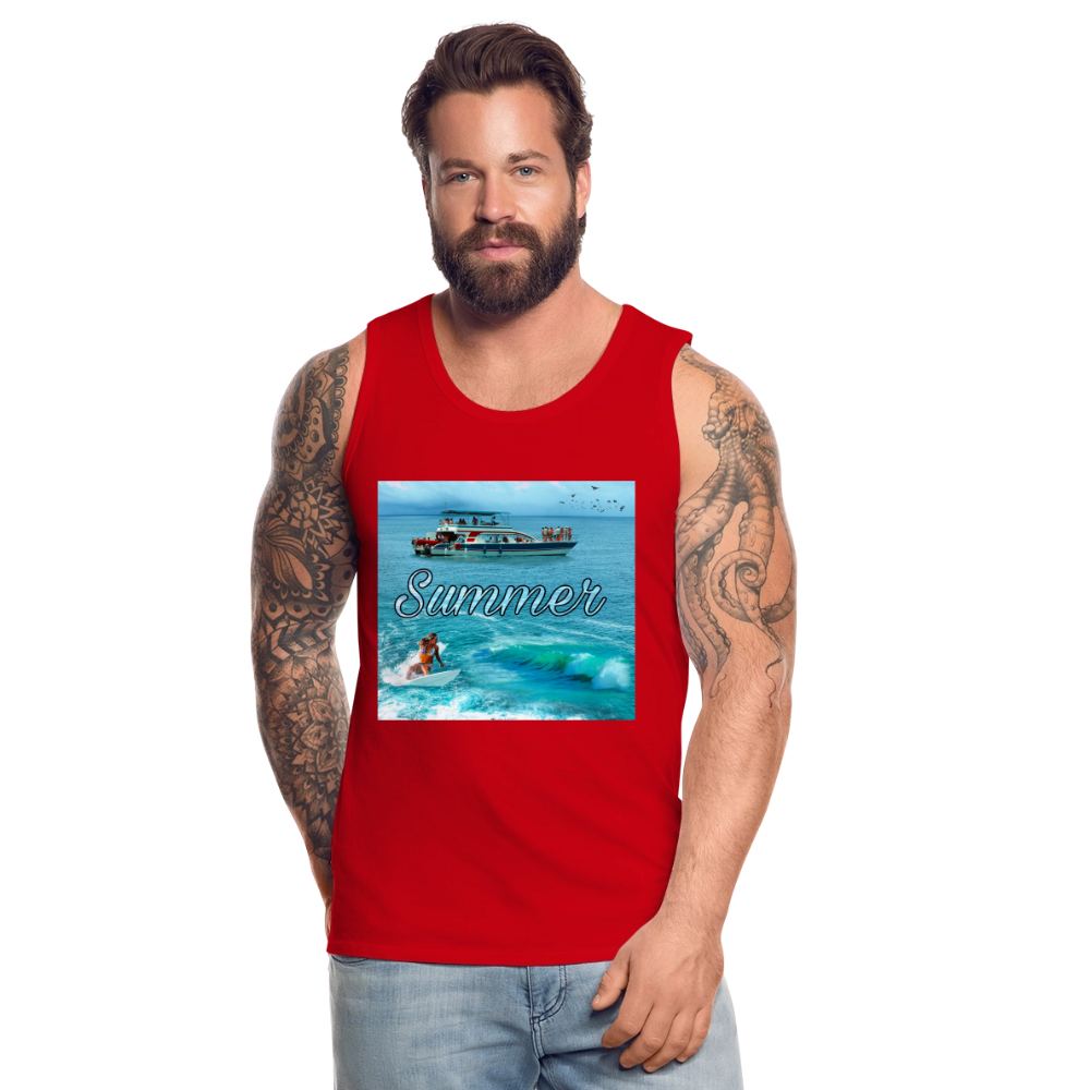 Men’s Premium Tank - red