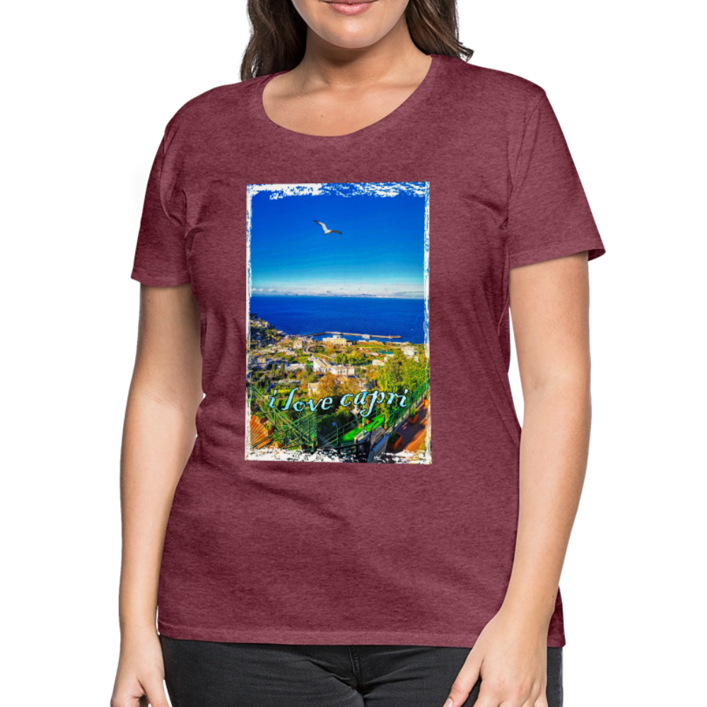 Women’s Premium T-Shirt - heather burgundy