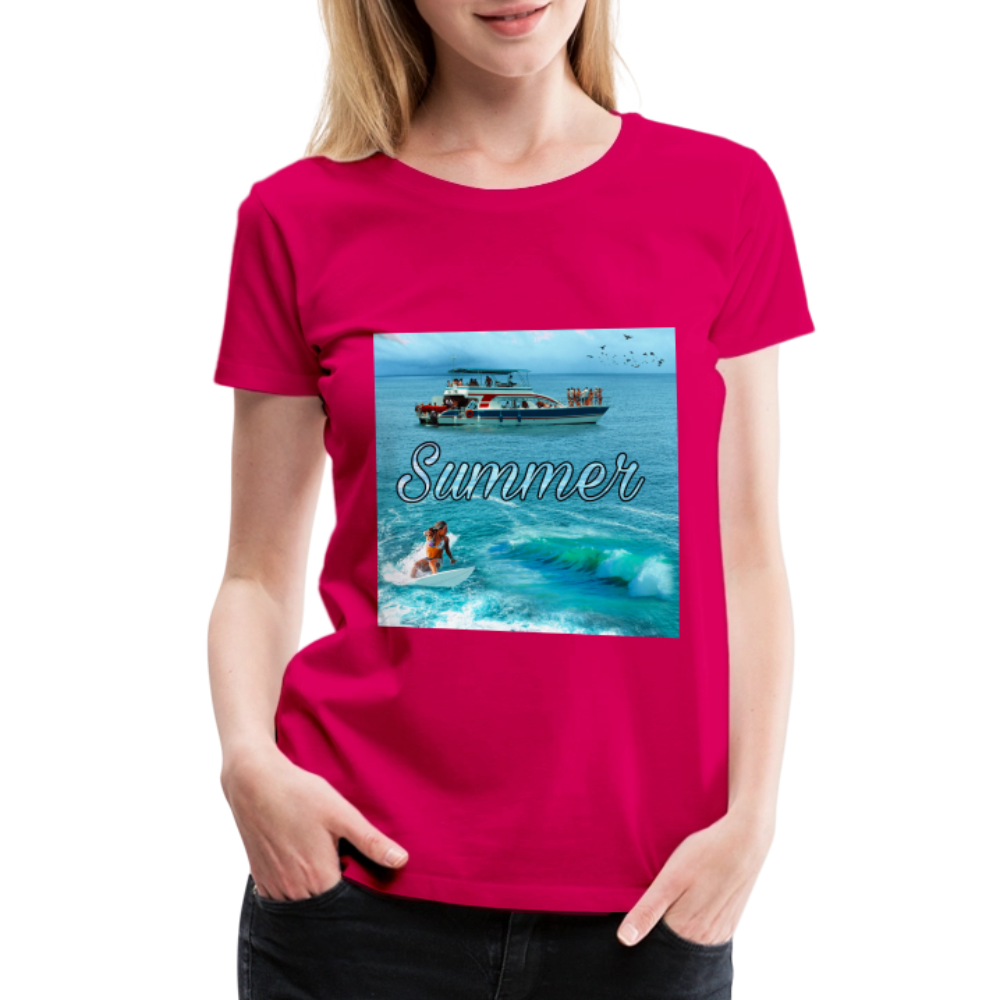 Women’s Premium T-Shirt - dark pink
