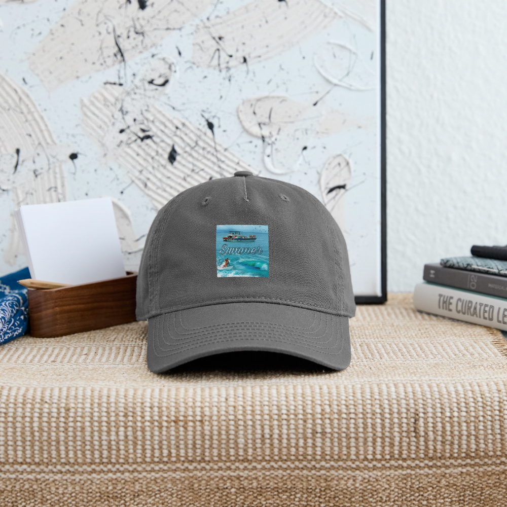 Organic Baseball Cap - charcoal