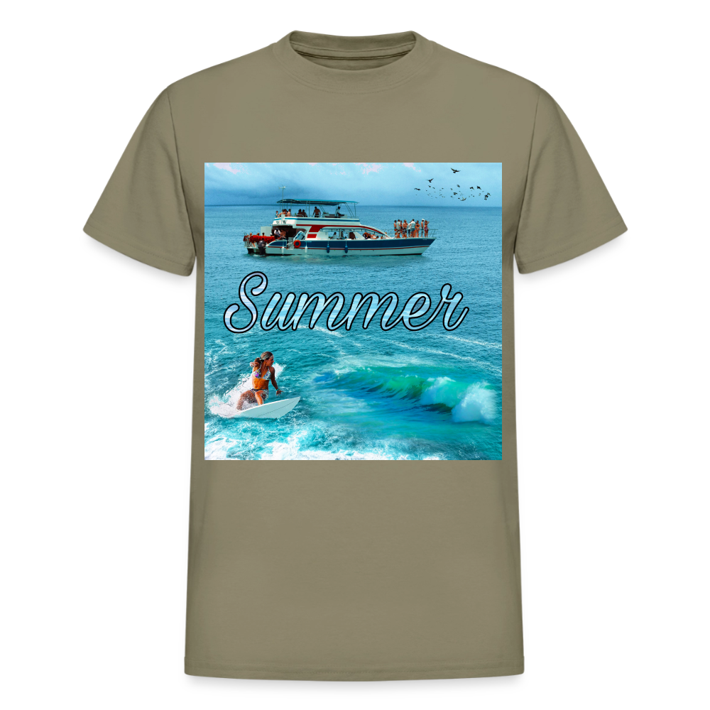 Gildan Ultra Cotton Adult T-Shirt - prairie dust