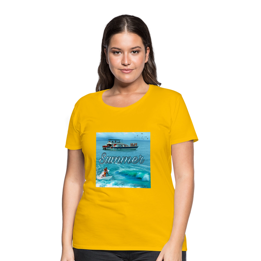 Women’s Premium T-Shirt - sun yellow