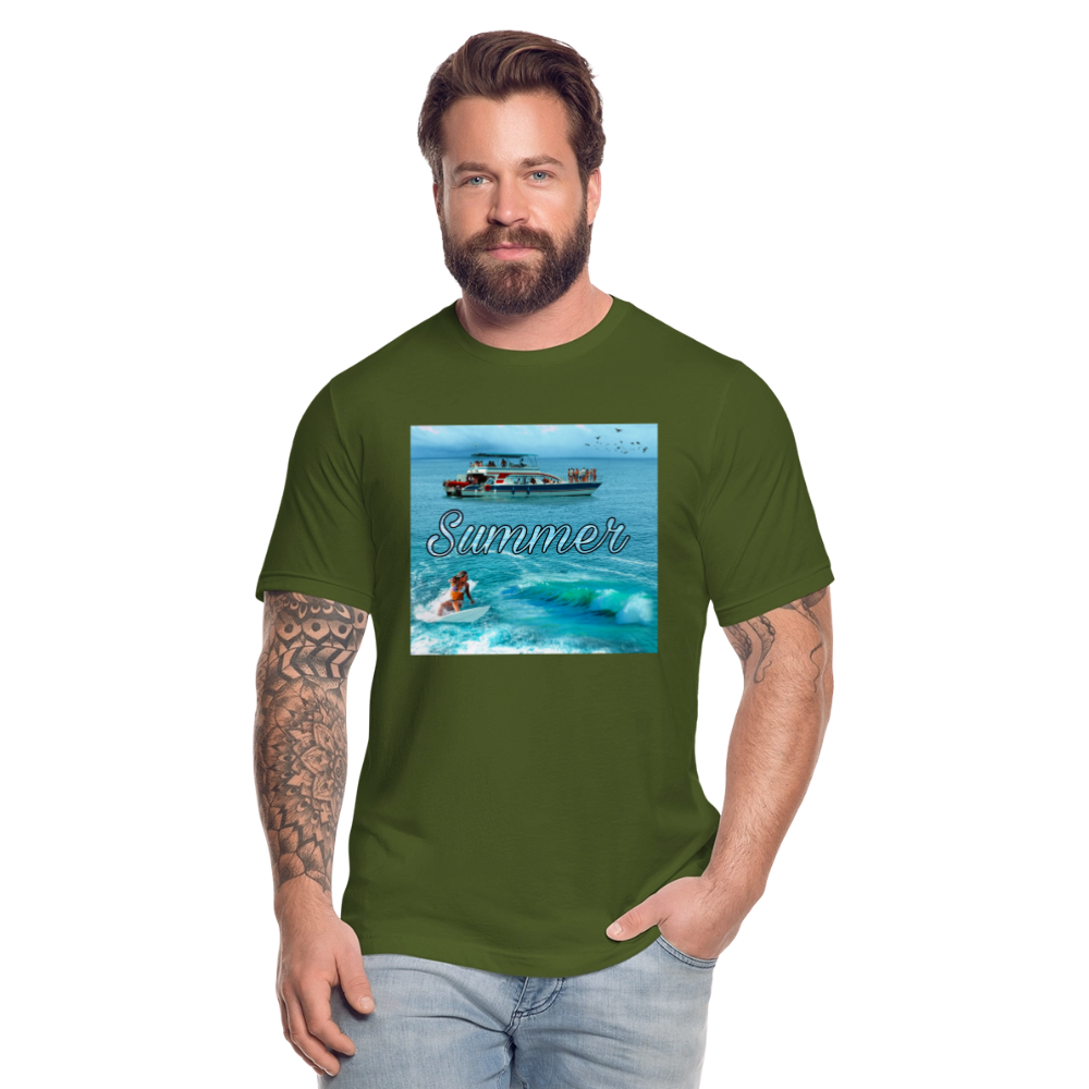 Unisex Jersey T-Shirt by Bella + Canvas - olive