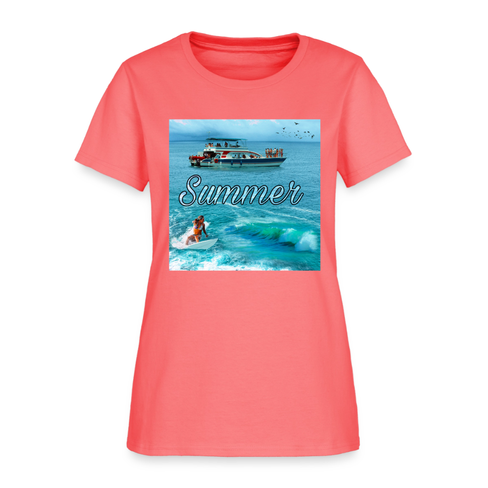 Women's T-Shirt - coral