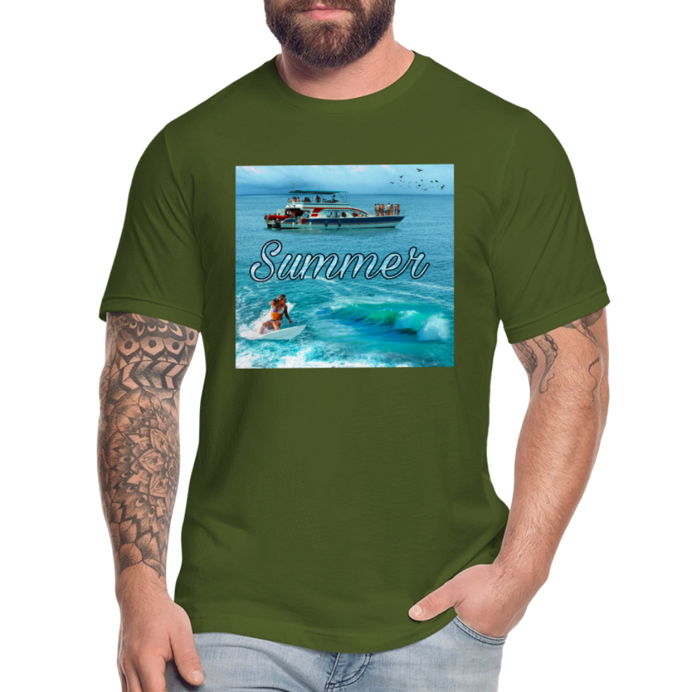 Unisex Jersey T-Shirt by Bella + Canvas - olive
