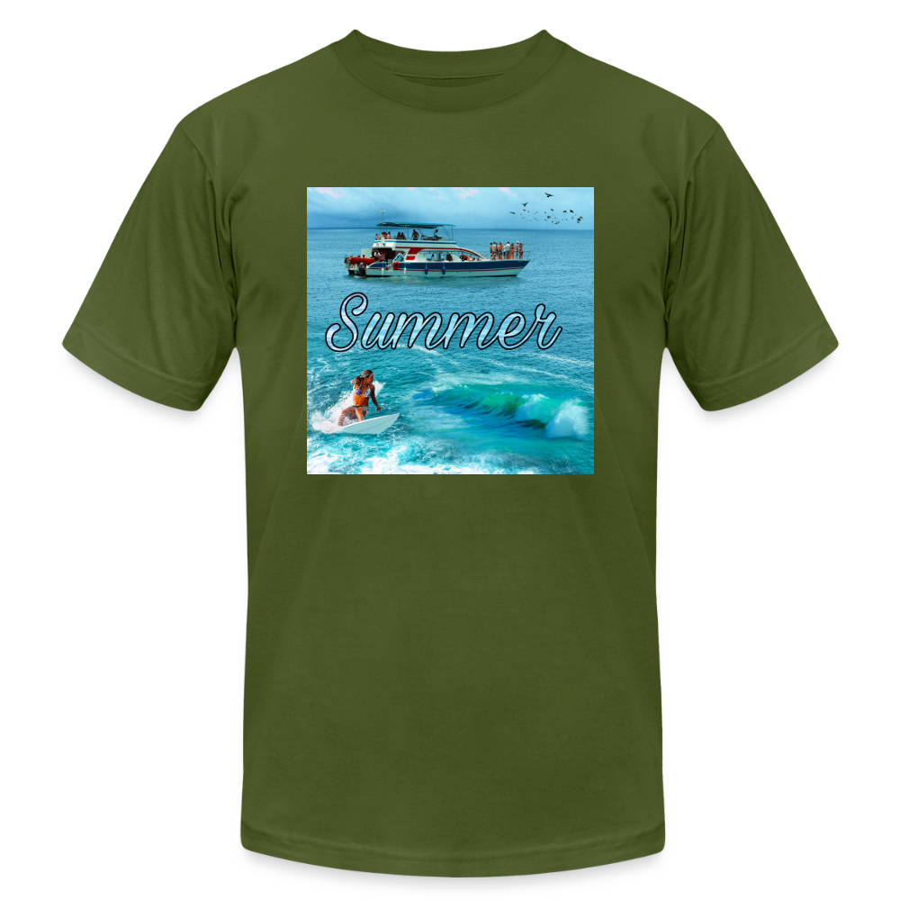 Unisex Jersey T-Shirt by Bella + Canvas - olive