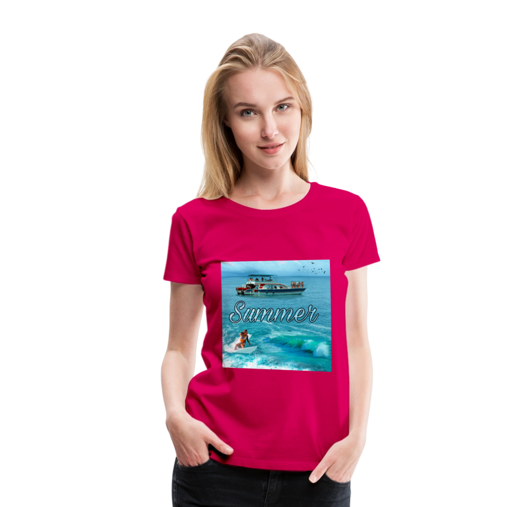 Women’s Premium T-Shirt - dark pink