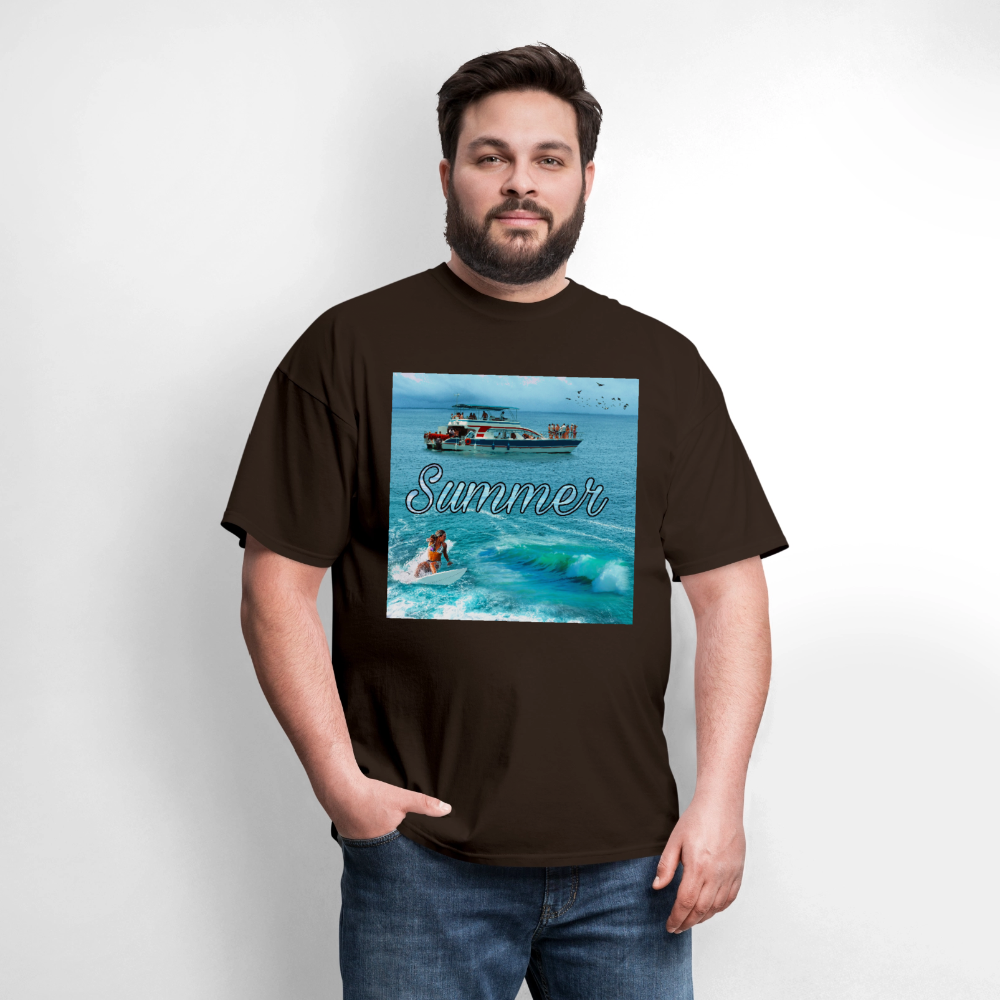 Men's T-Shirt | GILDAN 5000 - brown