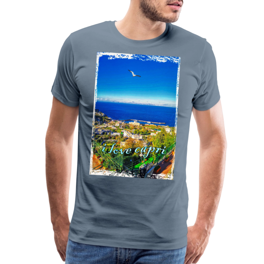 Men's Premium T-Shirt - steel blue