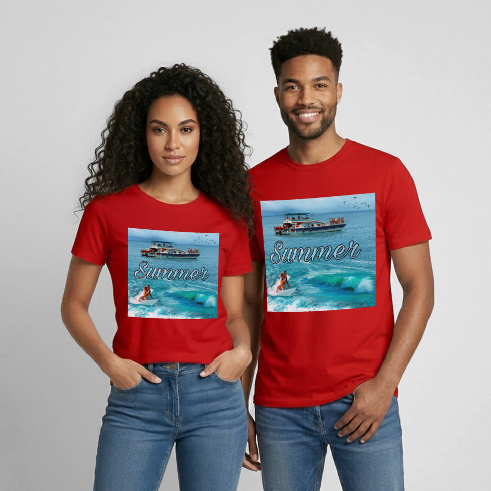 Gildan Ultra Cotton Adult T-Shirt - red