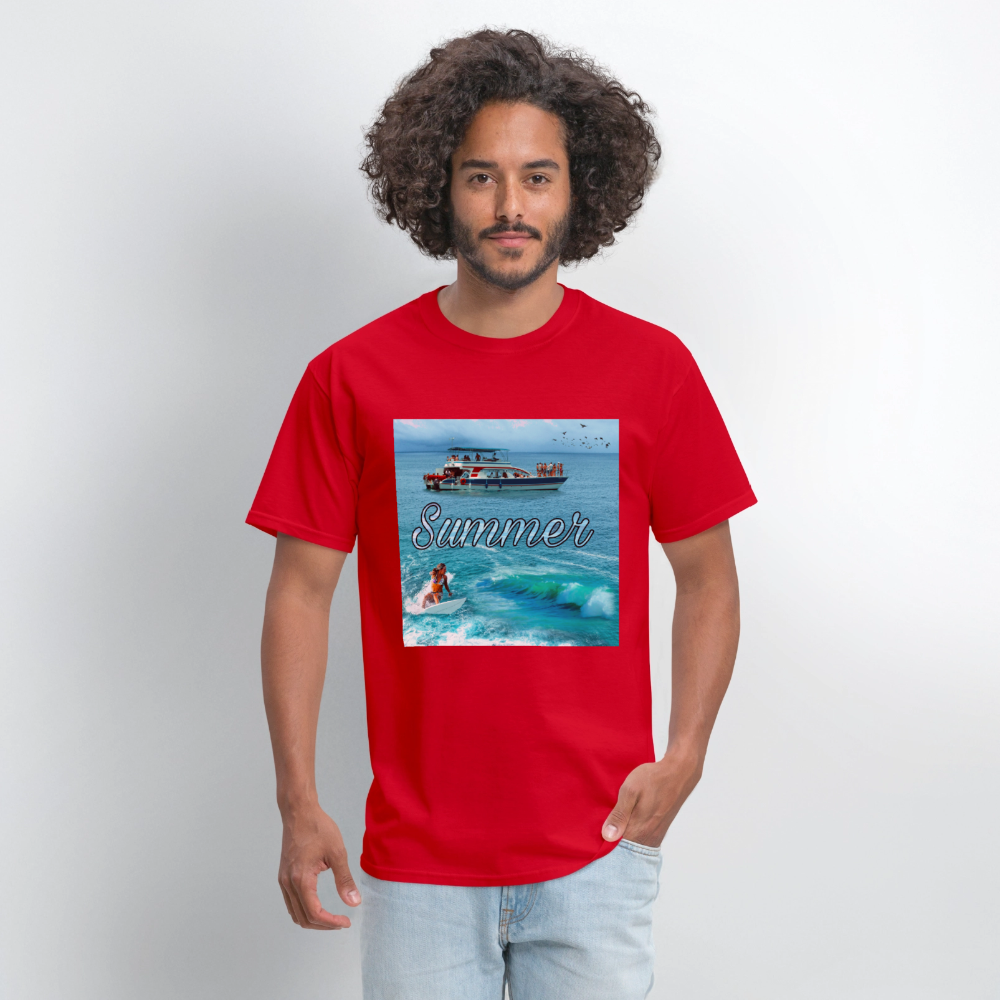 Men's T-Shirt | GILDAN 5000 - red