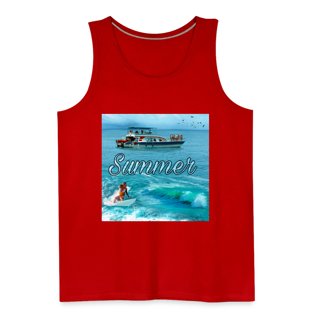 Men’s Premium Tank - red