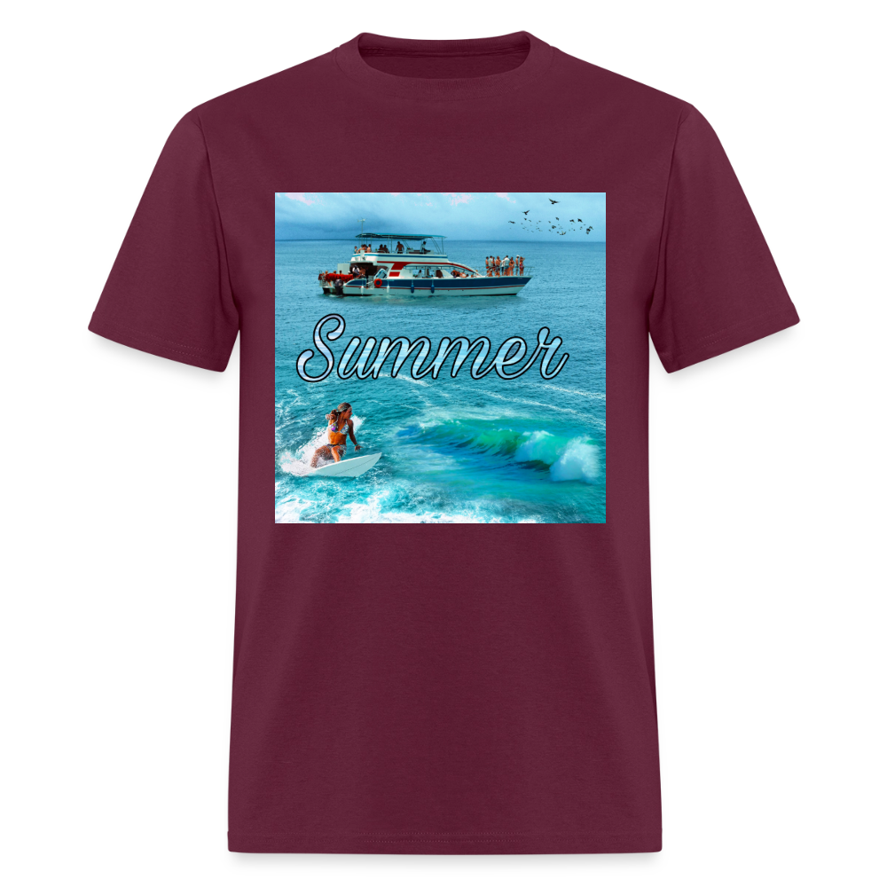 Men's T-Shirt | GILDAN 5000 - burgundy