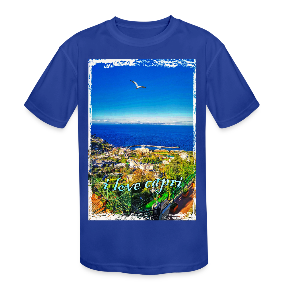 Kids' Moisture Wicking Performance T-Shirt - royal blue