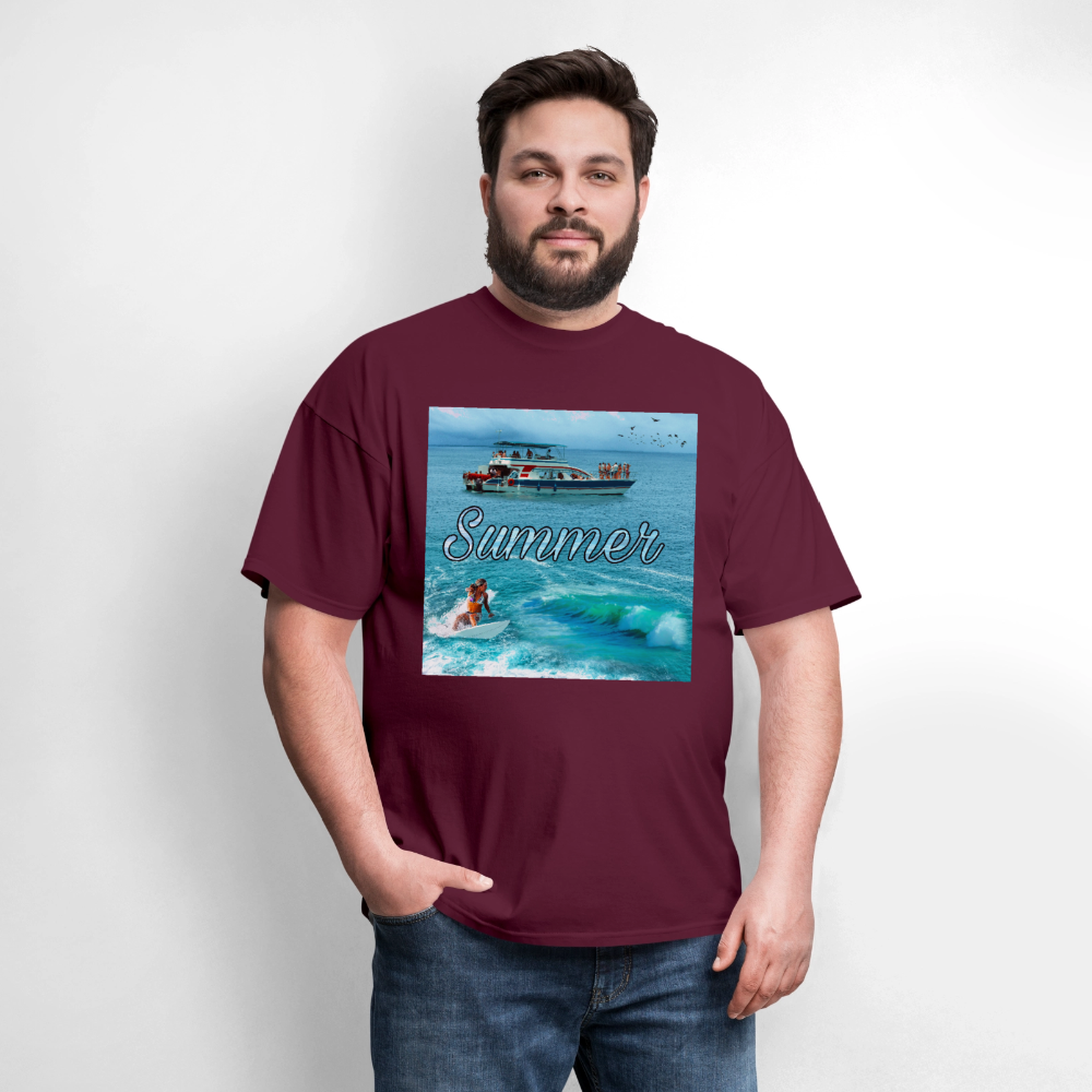 Men's T-Shirt | GILDAN 5000 - burgundy