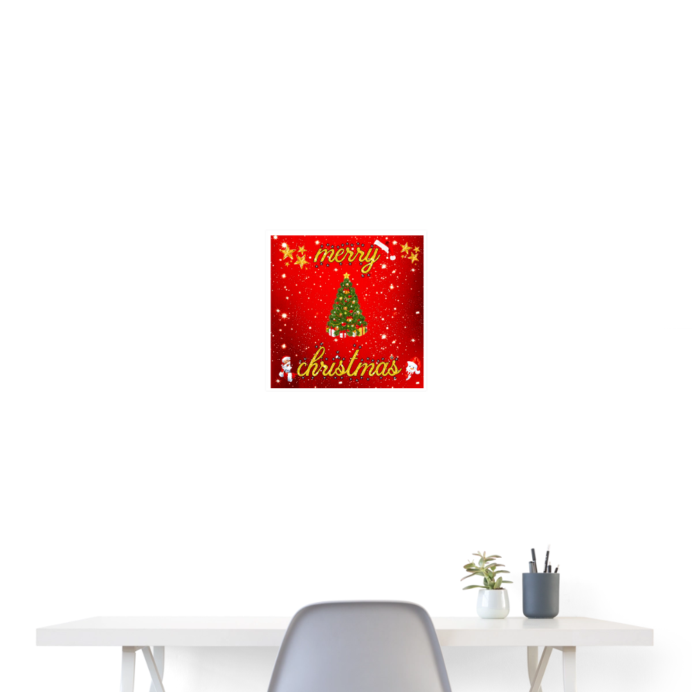 Poster 16x16 - white