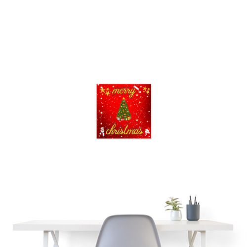 Poster 16x16 - white