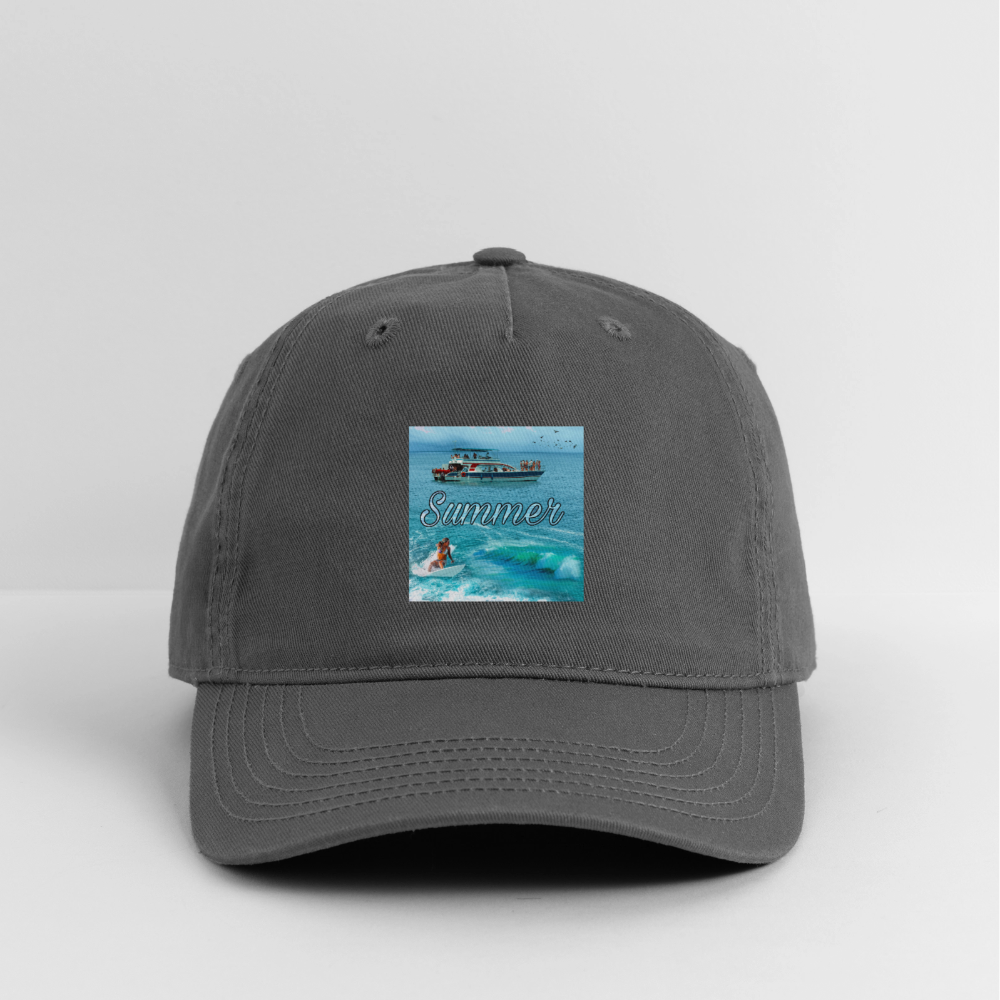 Organic Baseball Cap - charcoal