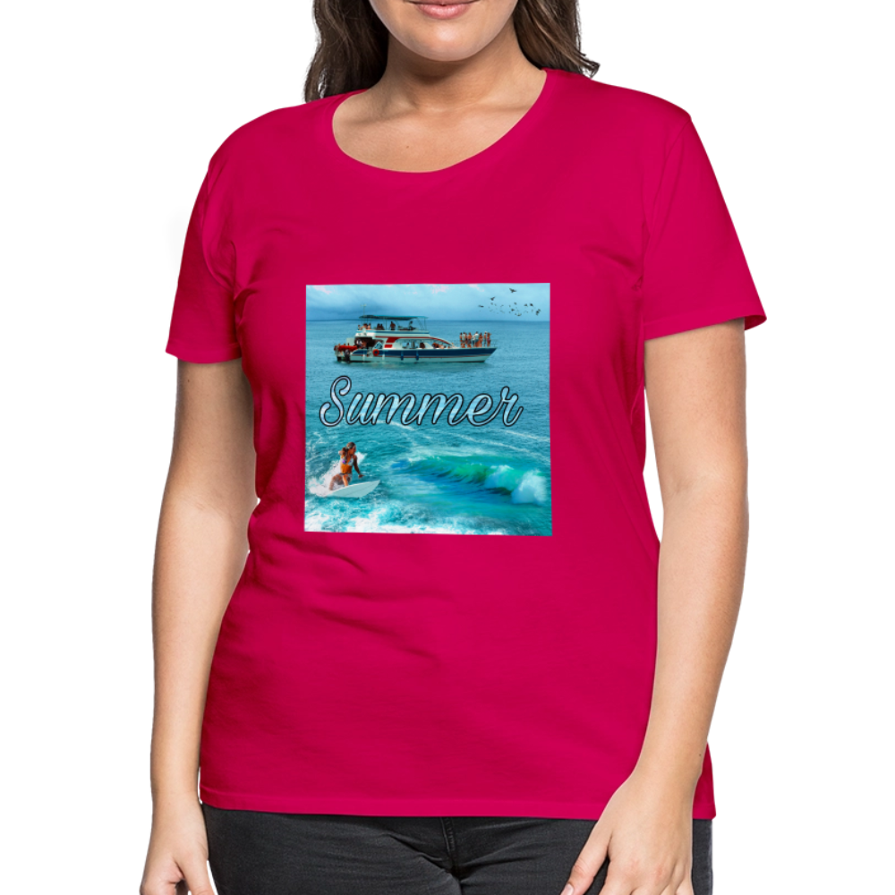 Women’s Premium T-Shirt - dark pink