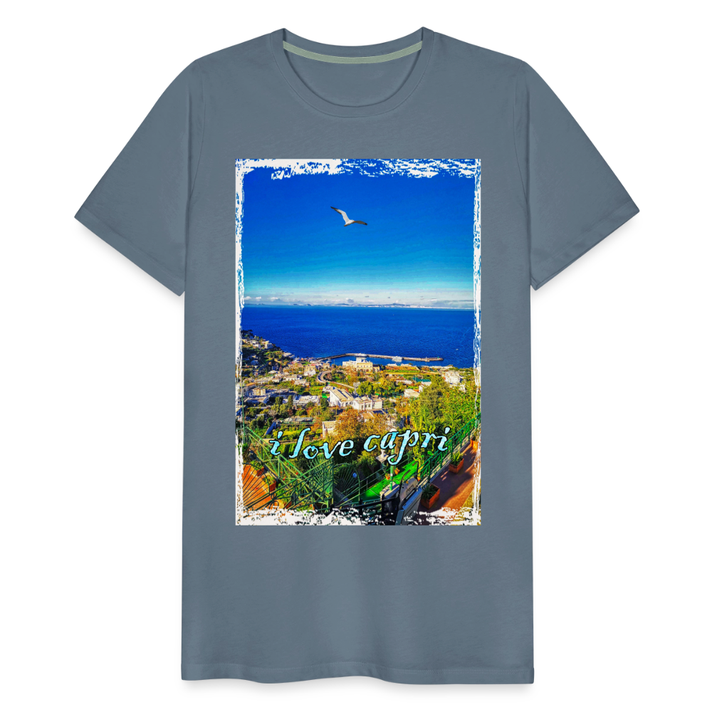 Men's Premium T-Shirt - steel blue