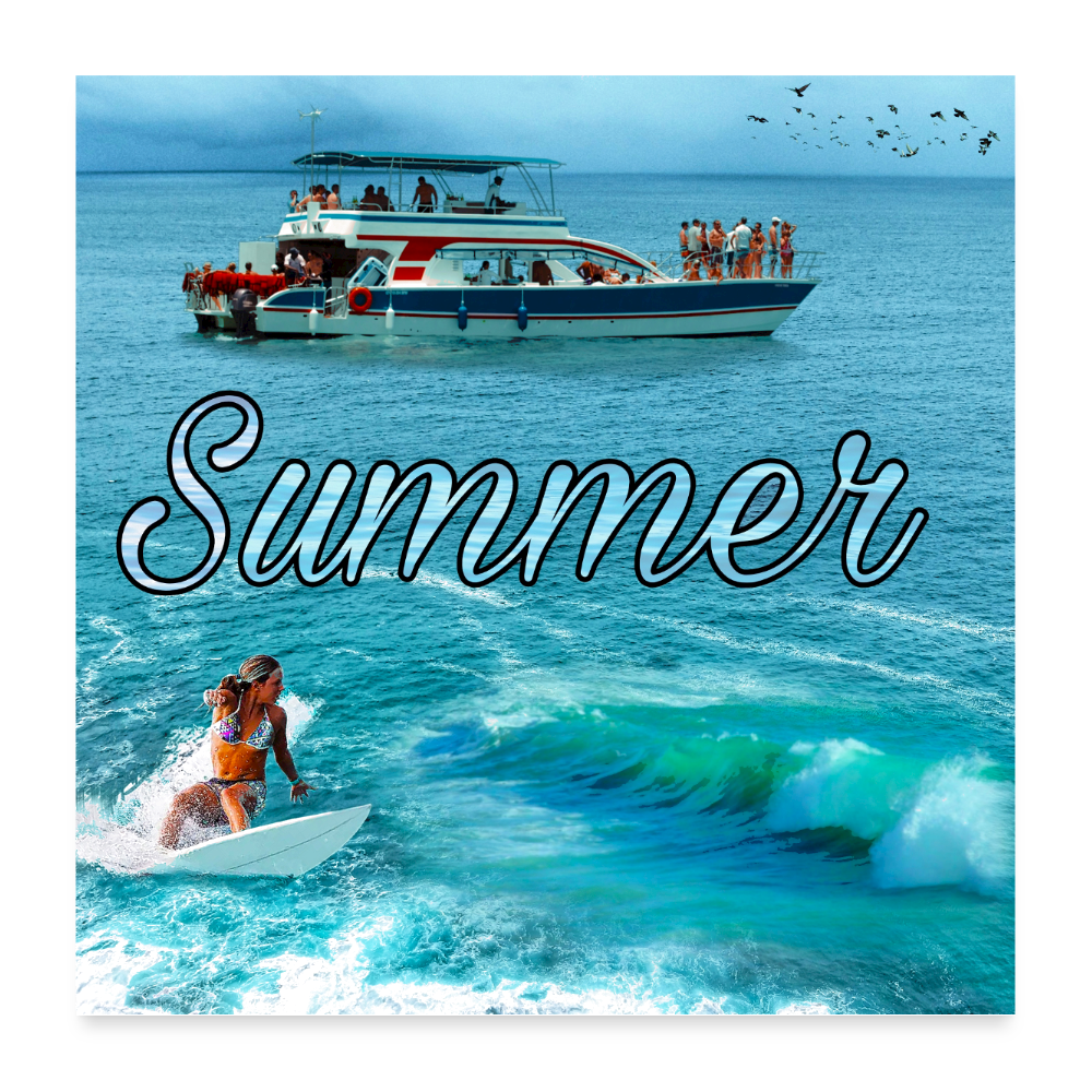 Poster 24x24 - white