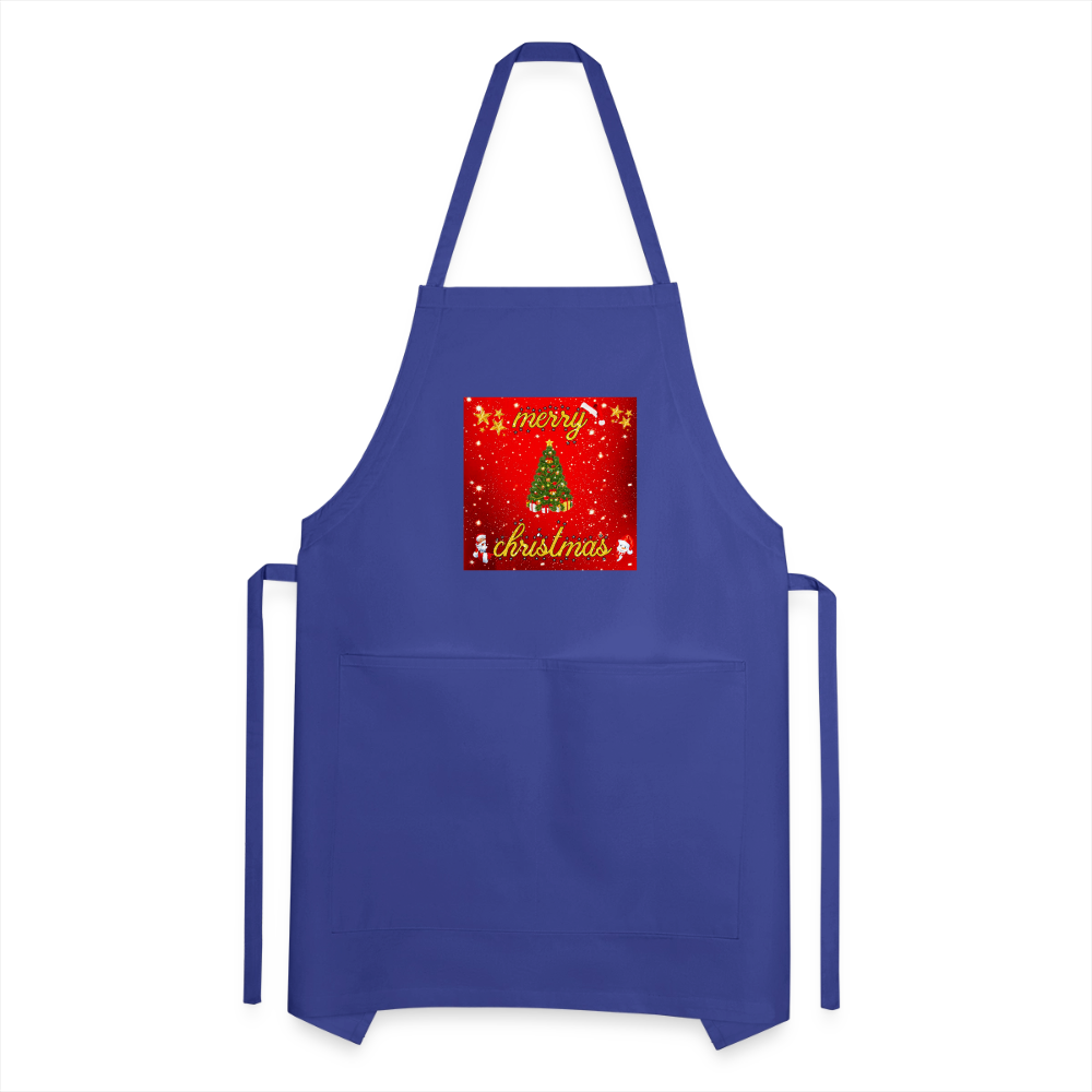 Adjustable Apron - royal blue