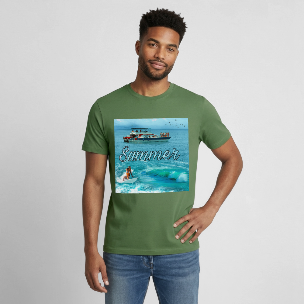 Gildan Ultra Cotton Adult T-Shirt - military green
