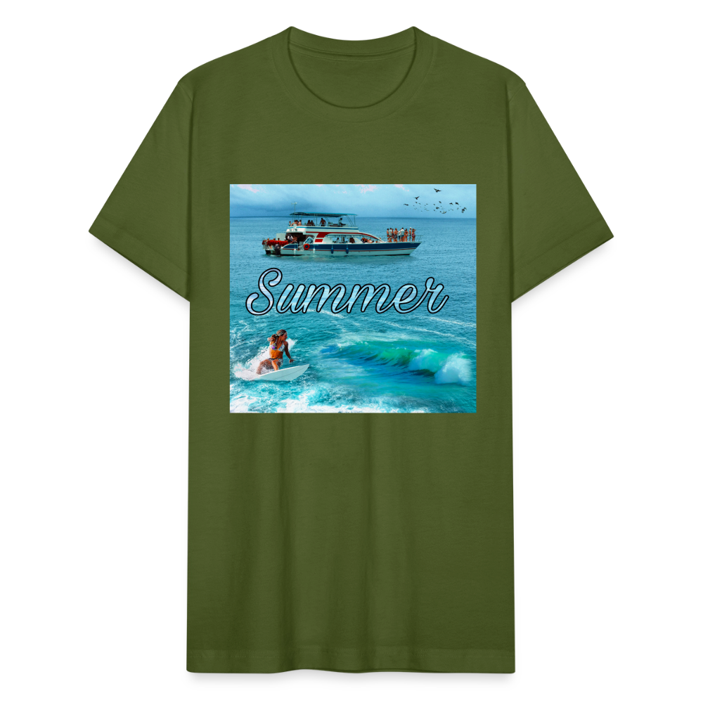 Unisex Jersey T-Shirt by Bella + Canvas - olive