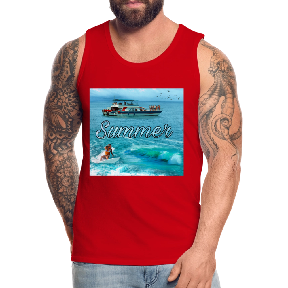 Men’s Premium Tank - red