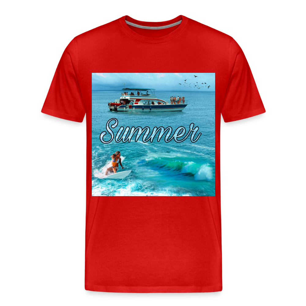 Men's Premium T-Shirt - red