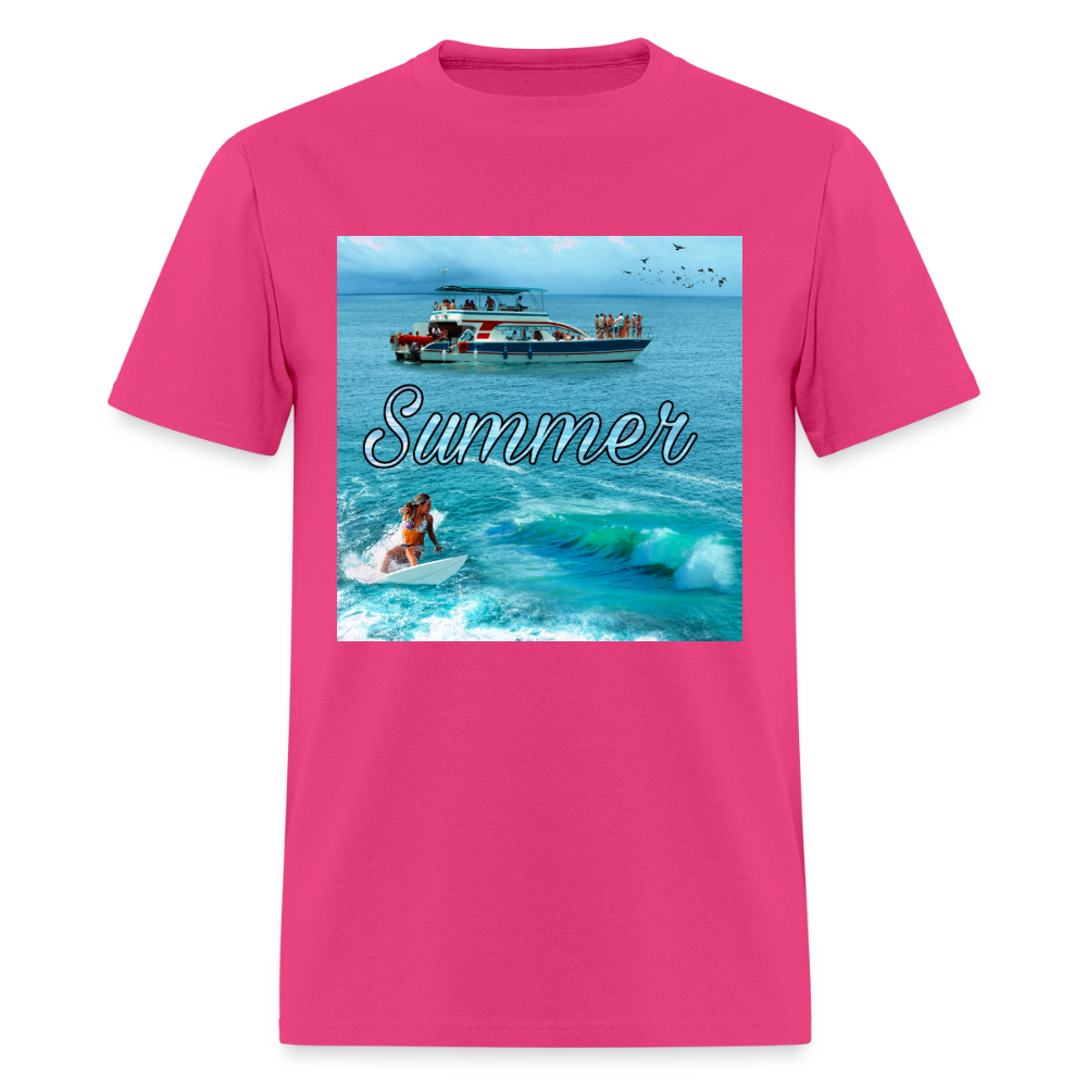 Men's T-Shirt | GILDAN 5000 - fuchsia