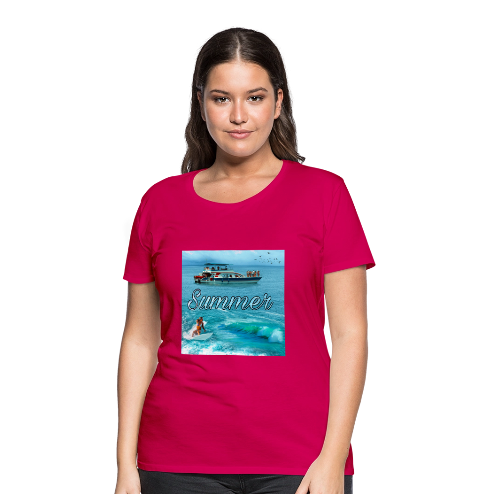 Women’s Premium T-Shirt - dark pink