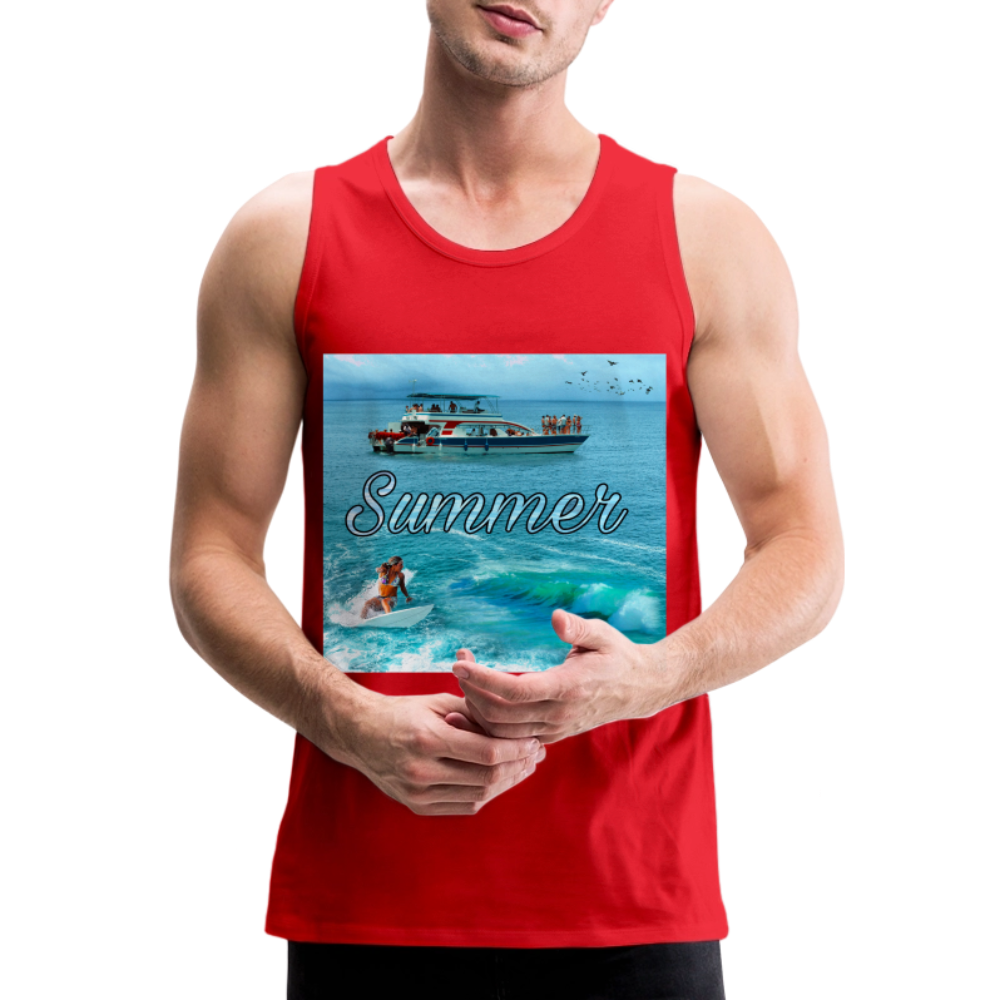 Men’s Premium Tank - red