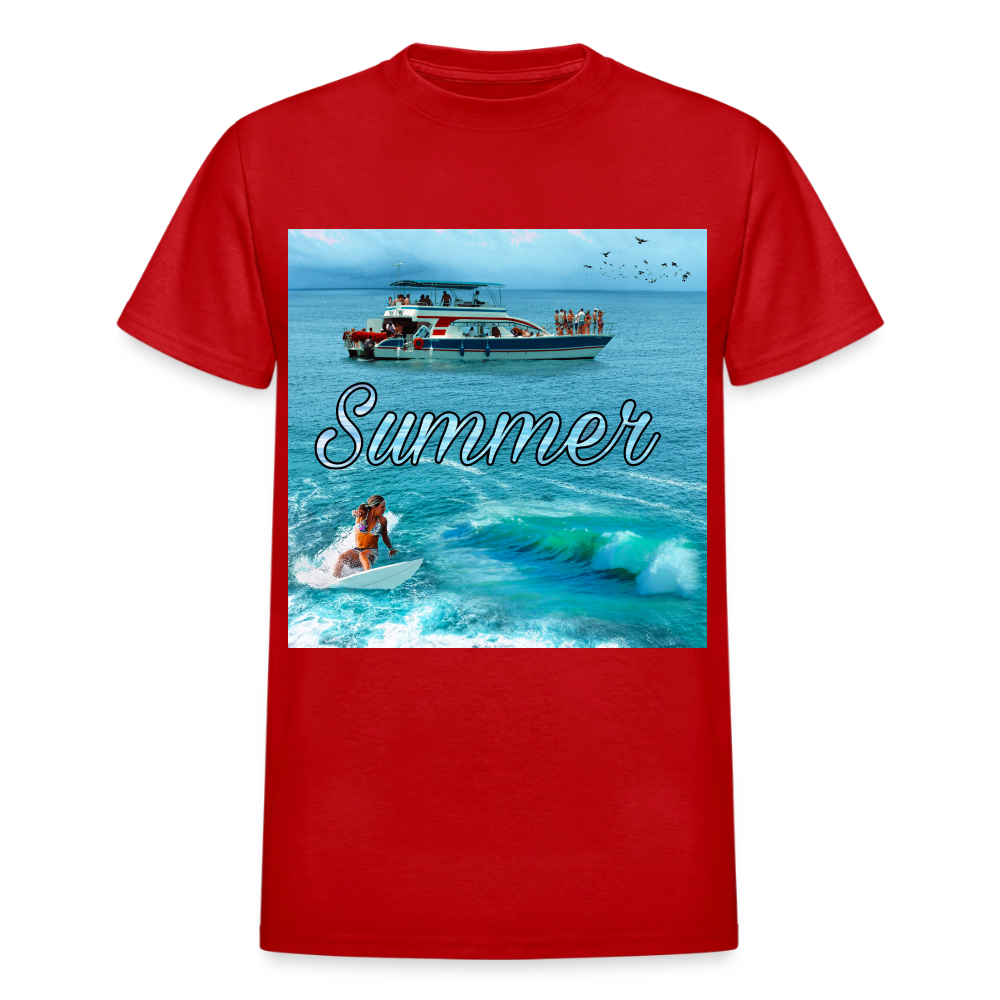 Gildan Ultra Cotton Adult T-Shirt - red