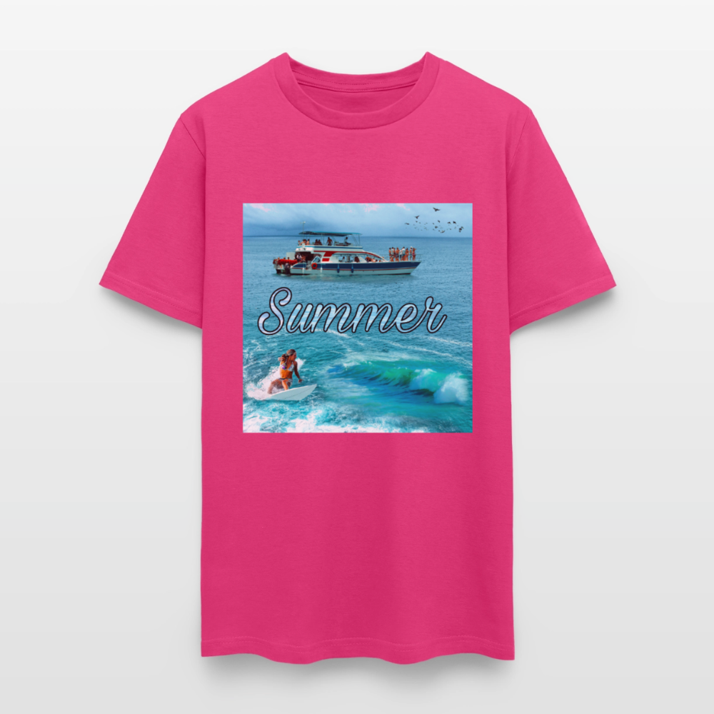 Men's T-Shirt | GILDAN 5000 - fuchsia