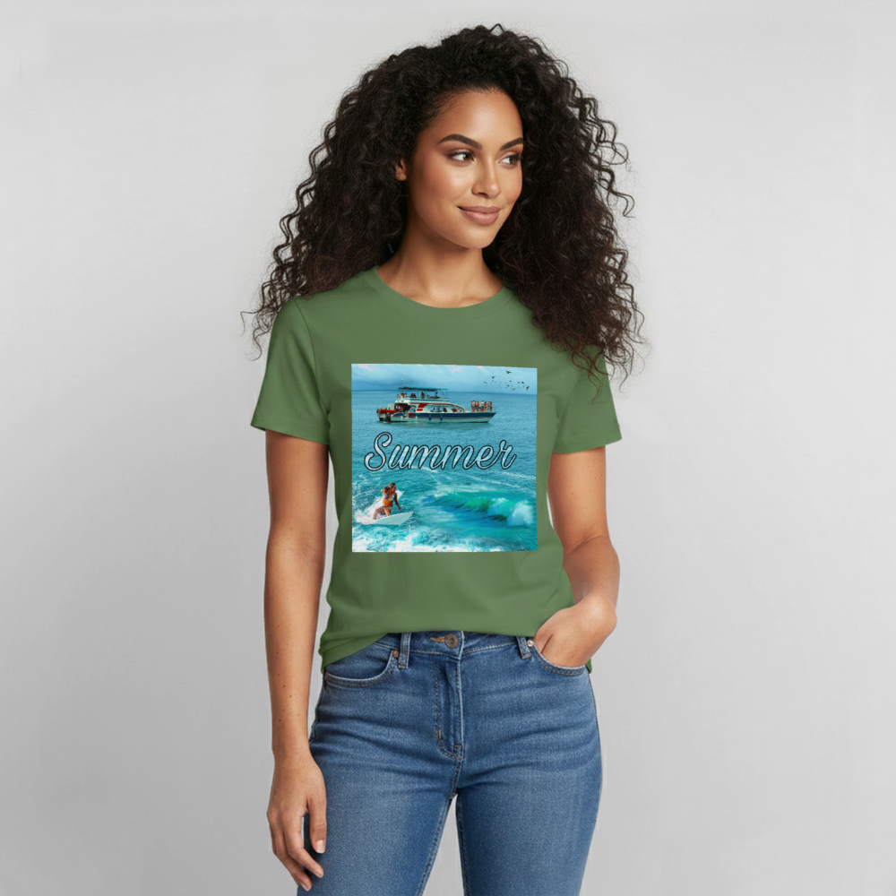 Gildan Ultra Cotton Adult T-Shirt - military green