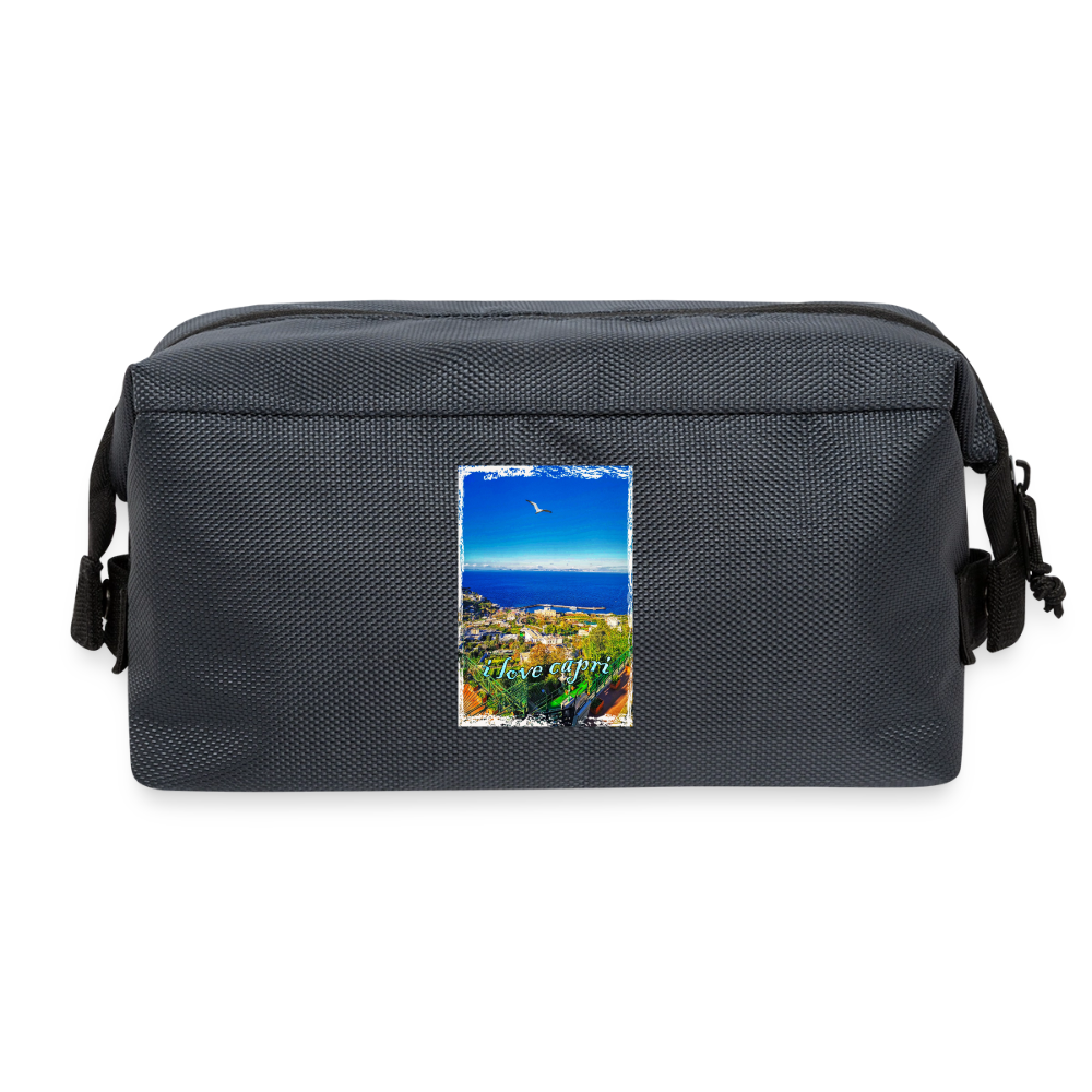 Travel Toiletry Bag - slate grey