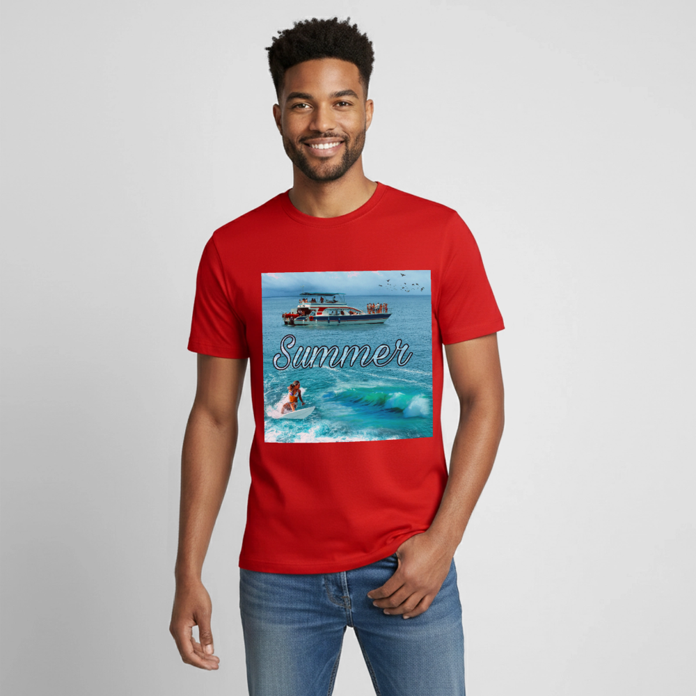 Gildan Ultra Cotton Adult T-Shirt - red