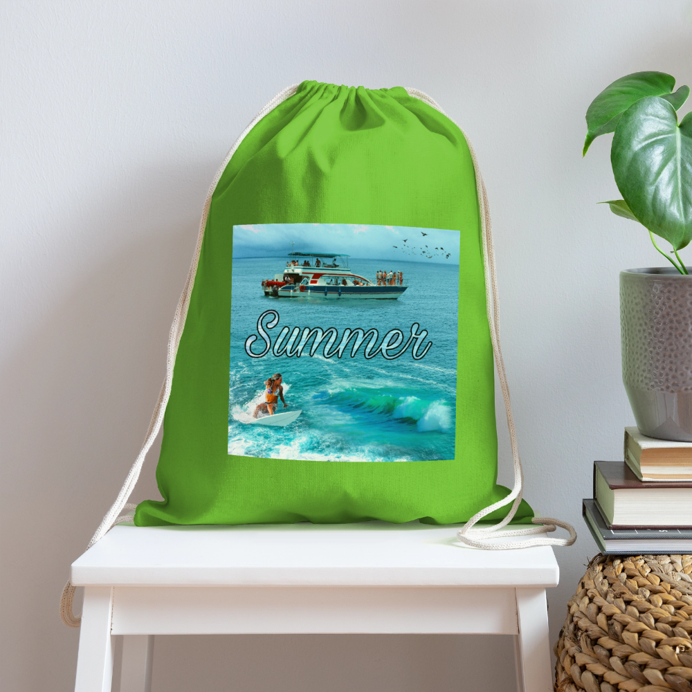 Cotton Drawstring Bag - clover