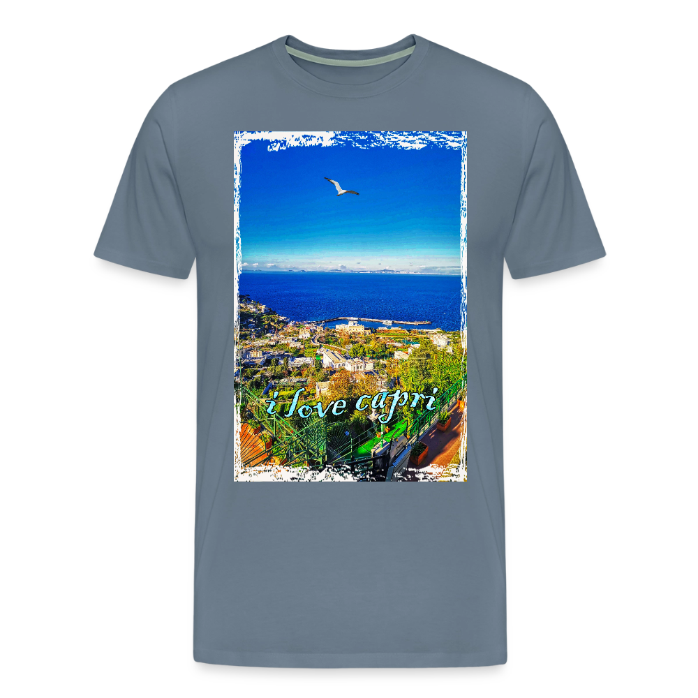 Men's Premium T-Shirt - steel blue