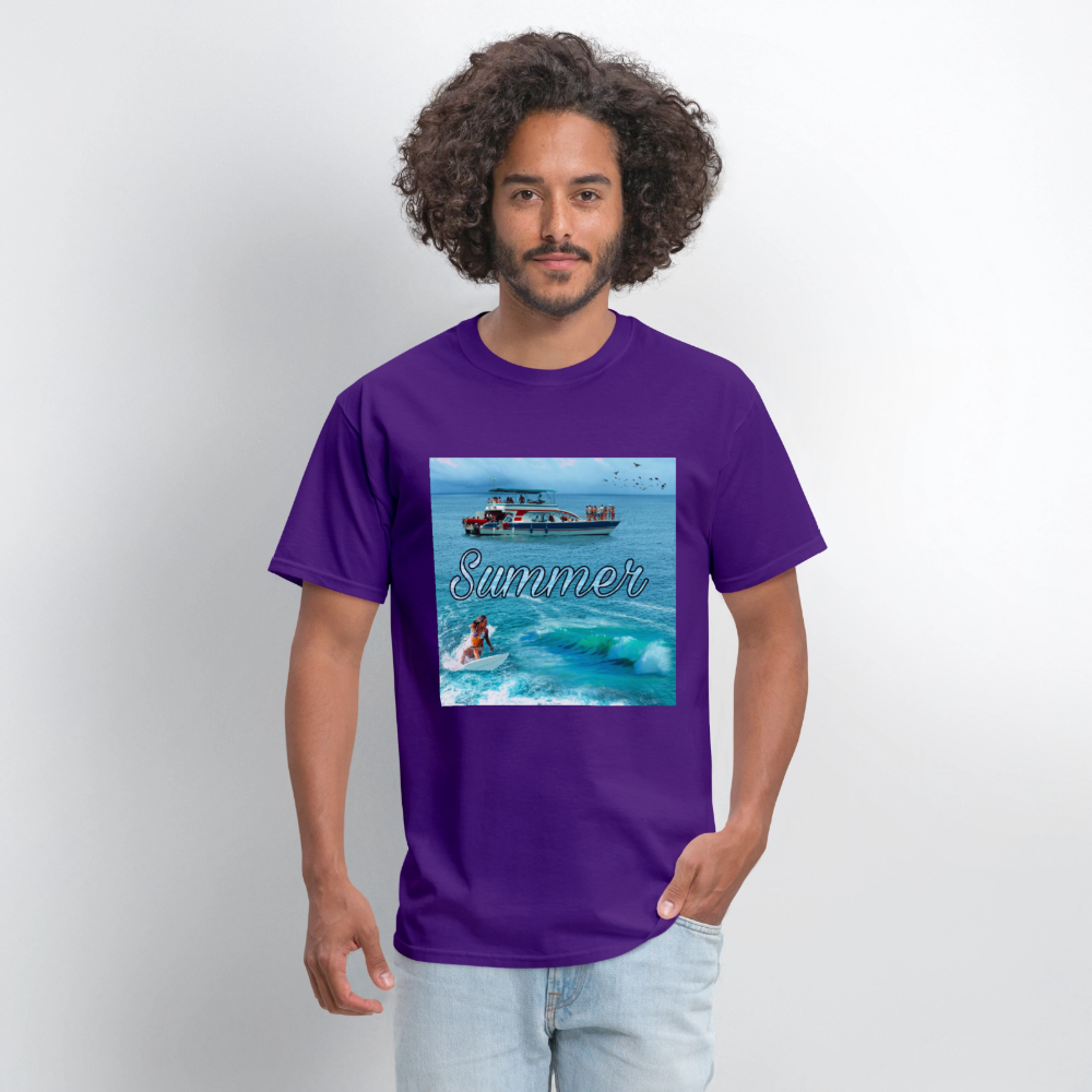 Men's T-Shirt | GILDAN 5000 - purple