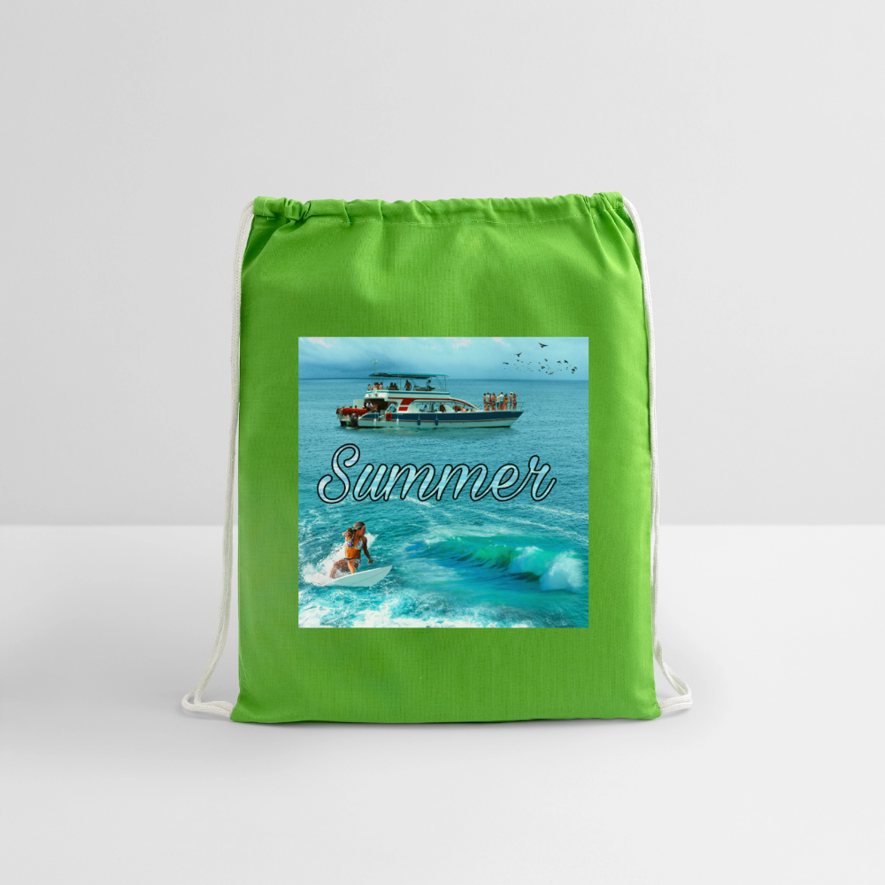 Cotton Drawstring Bag - clover