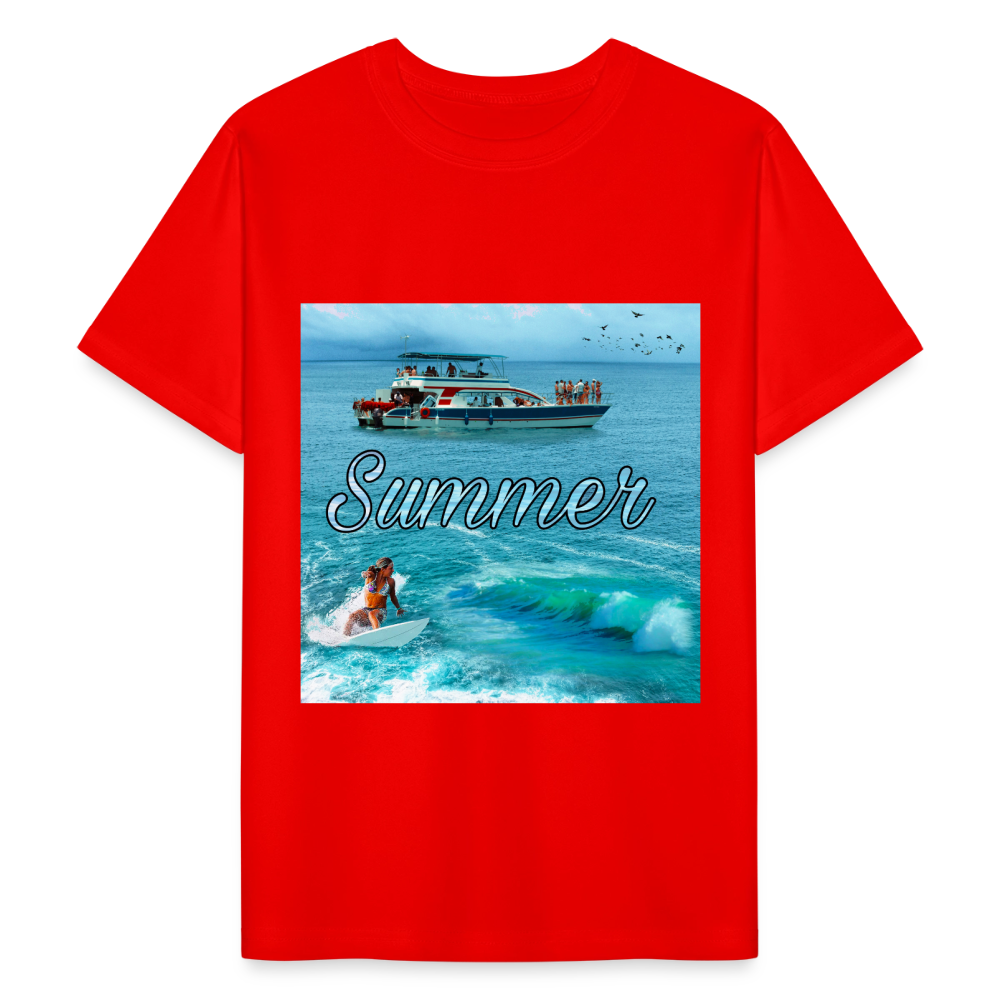 Kids' Moisture Wicking Performance T-Shirt - red