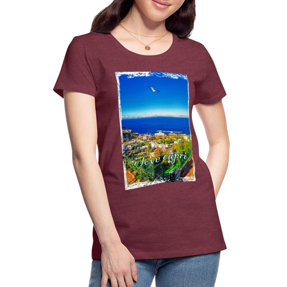 Women’s Premium T-Shirt - heather burgundy