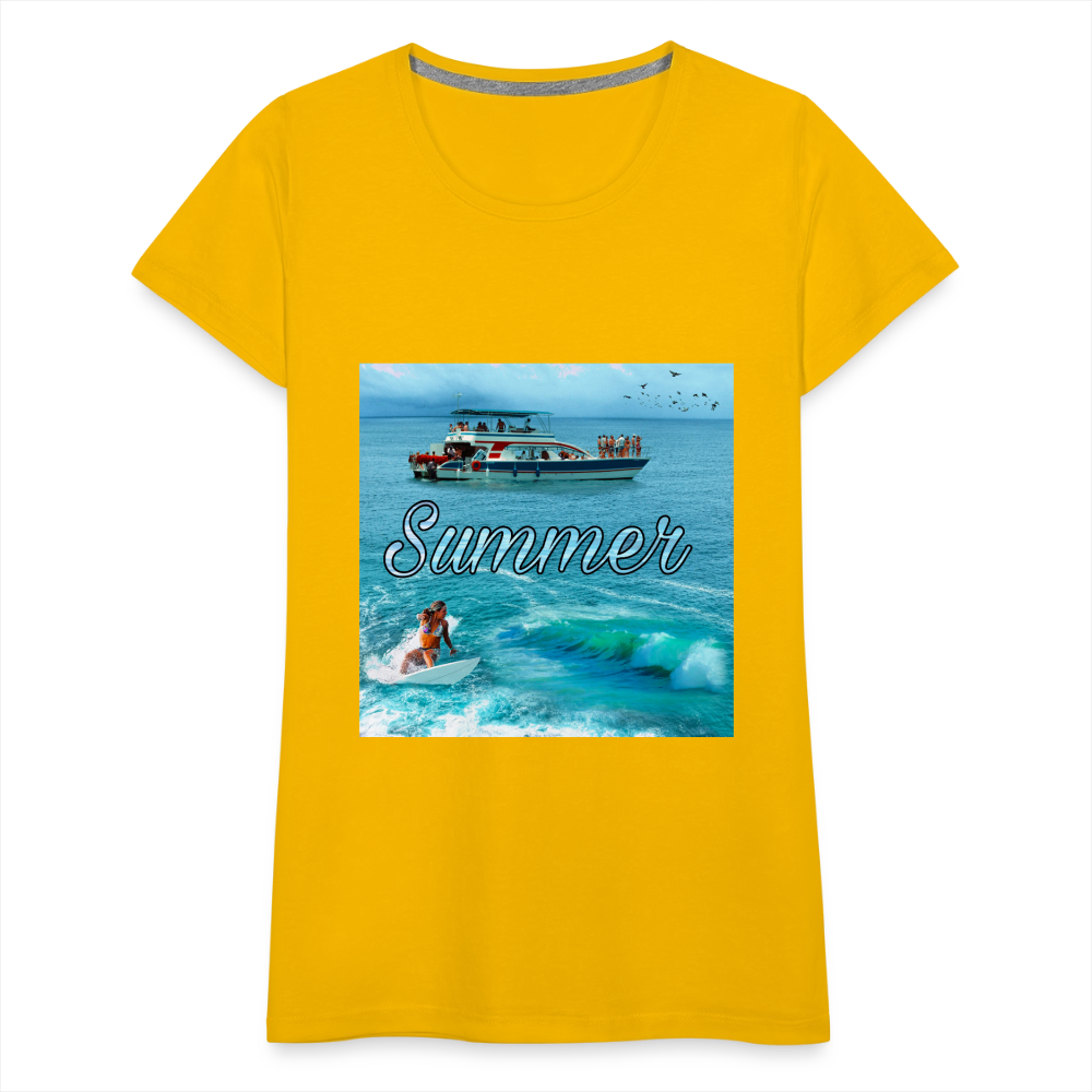 Women’s Premium T-Shirt - sun yellow